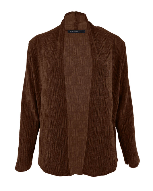 Vest - Londa Jacquard | Bruin
