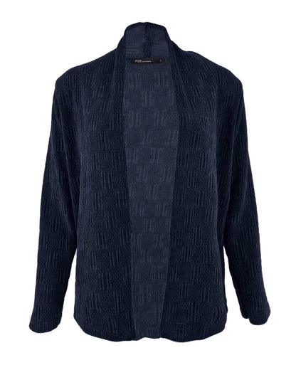 Vest - Londa Jacquard | Navy Vesten & Truien