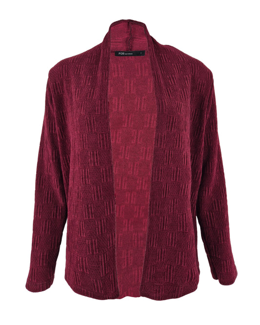 Vest - Londa Jacquard | Bordeaux