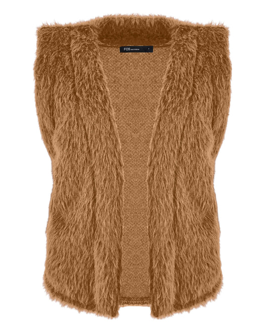 Gilet - Margriet Beaver | Camel