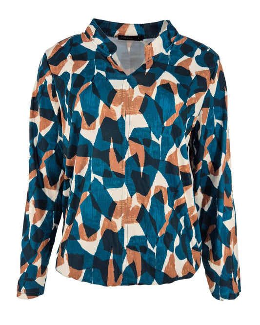 Top - Didi Pebble-FB | Petrol Tops & Blouses