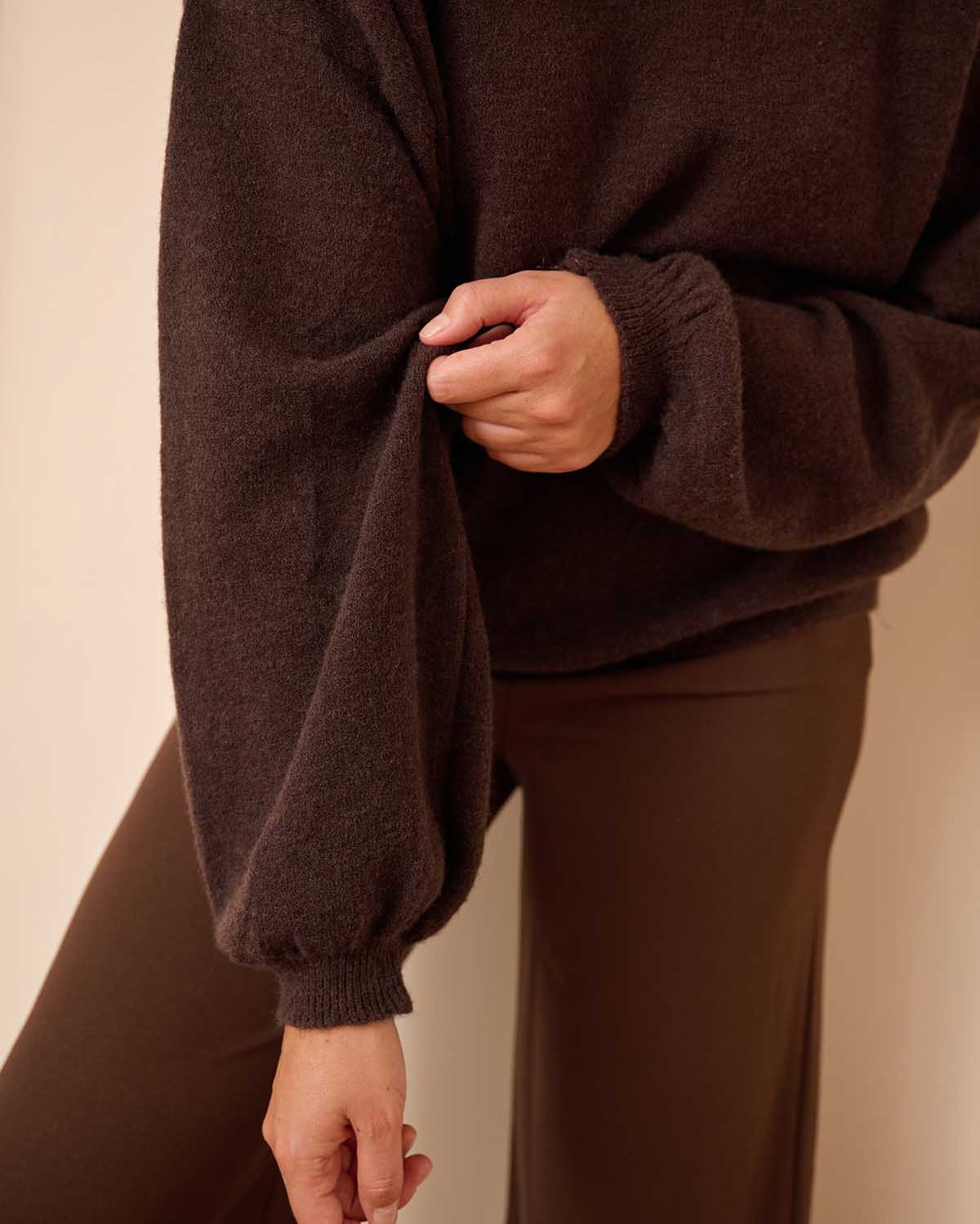 Trui - Isabo Uni | Bruin Vesten & Truien