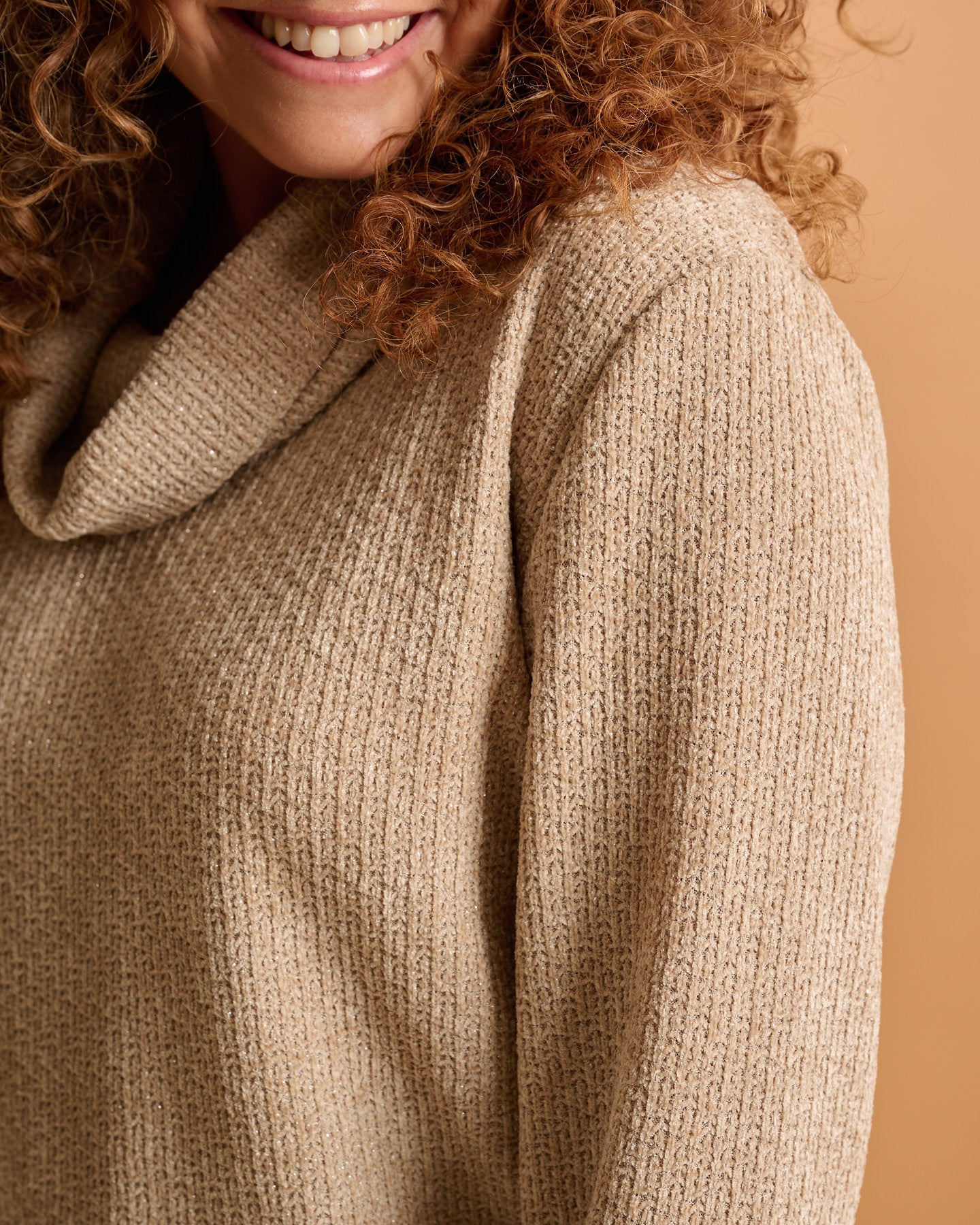 Top - Nico Soft lurex | Beige
