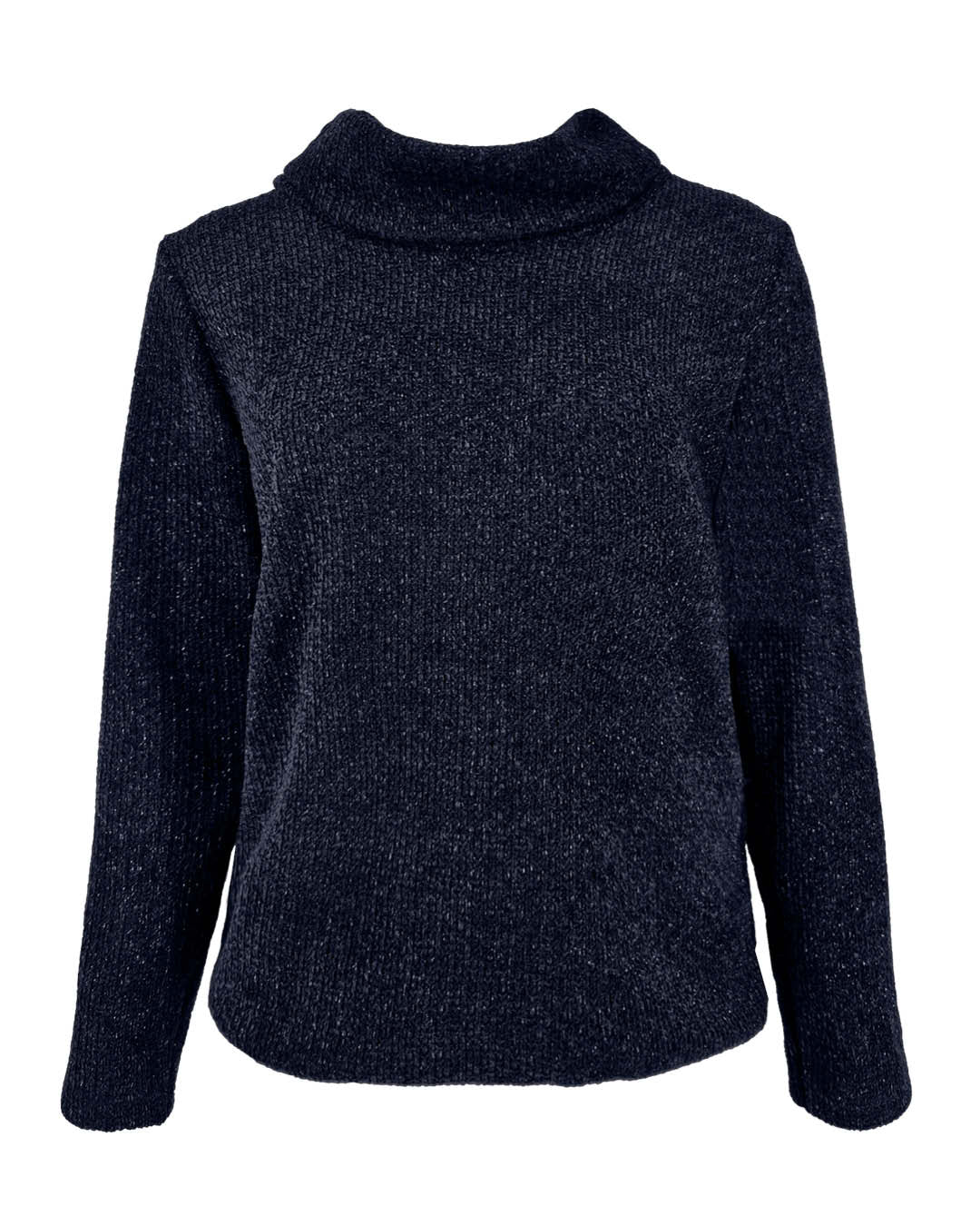 top nico soft lurex navy