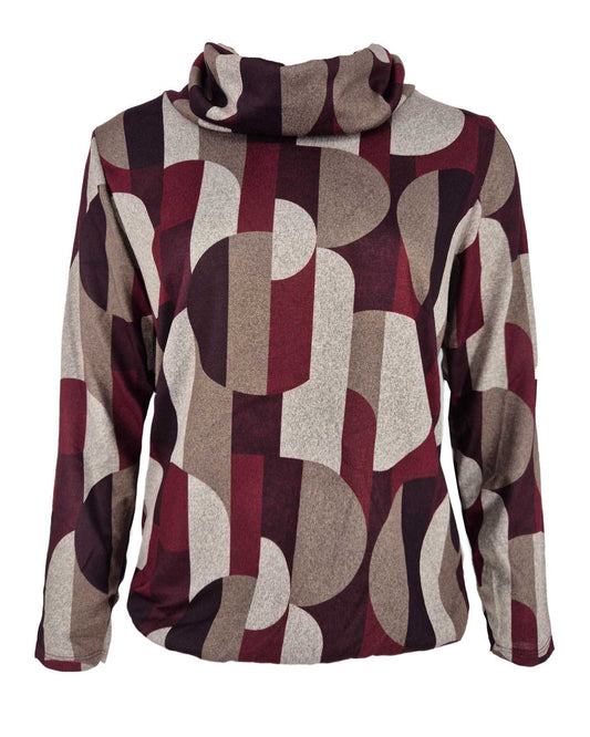 Top - Nico Moon-FB | Bordeaux Tops & Blouses