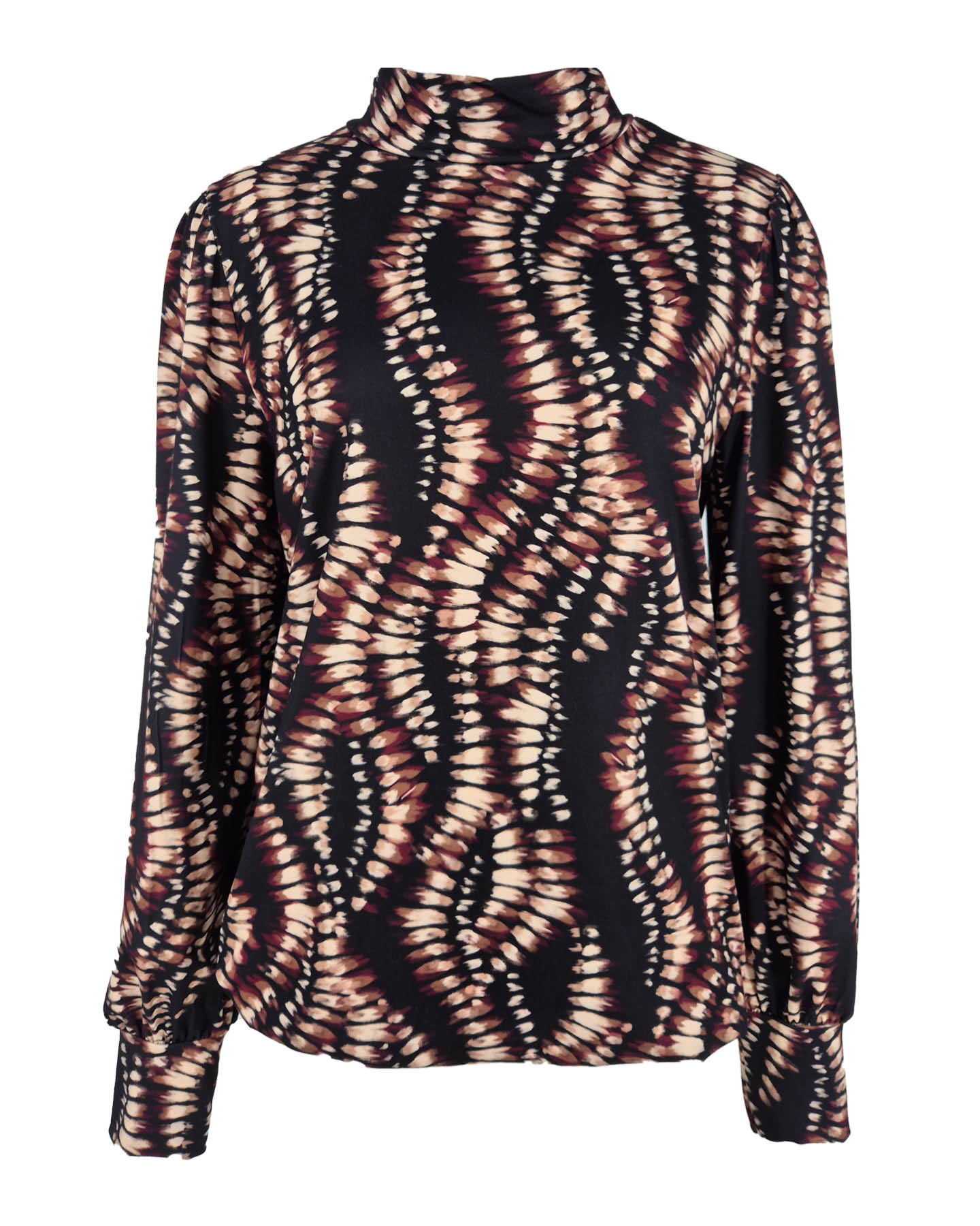 Top - Adina Rhythm-FB | Zwart