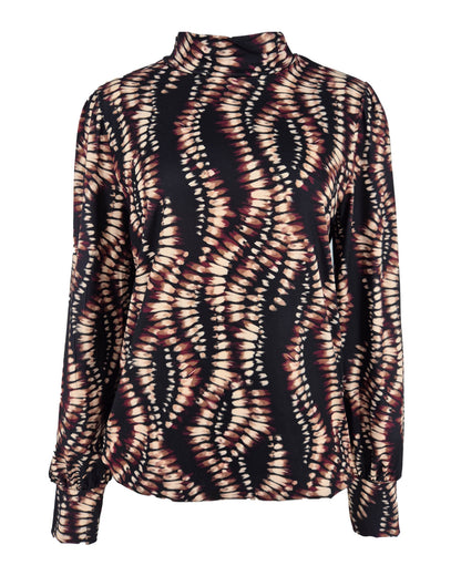 Top - Adina Rhythm-FB | Zwart