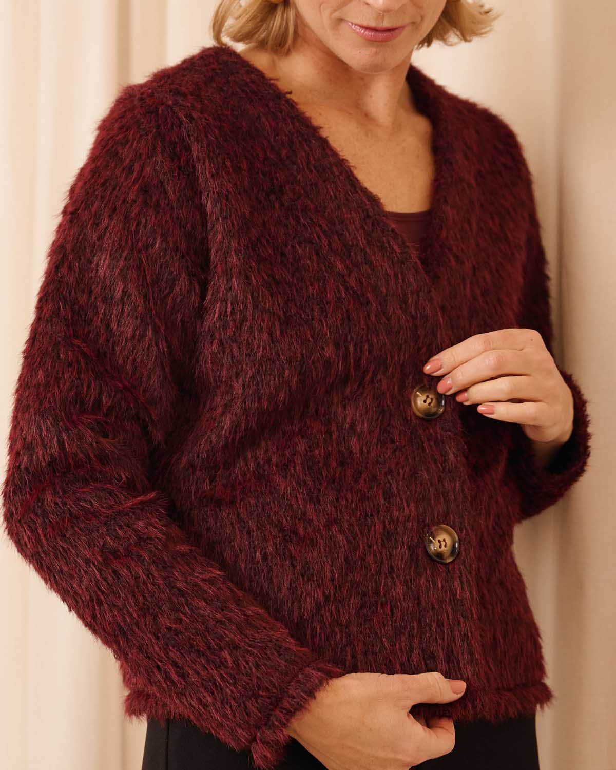 Vest - Reina Beaver | Beaujolais Vesten & Truien