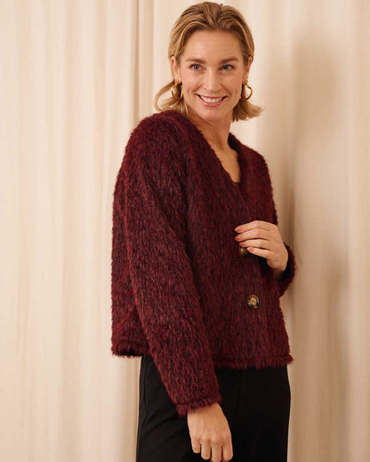 Vest - Reina Beaver | Beaujolais Vesten & Truien