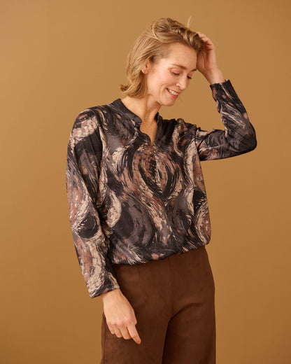 Top - Didi Starry Night-FB | Zwart