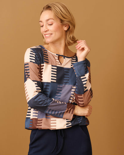 Top - Mimi Blok-FB | Navy