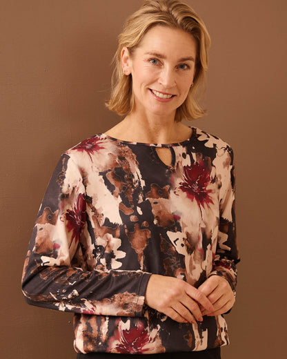 Top - Mimi Waterlelie-FB | Zwart