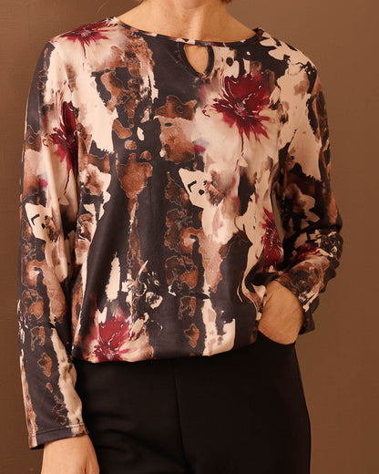 Top - Mimi Waterlelie-FB | Zwart