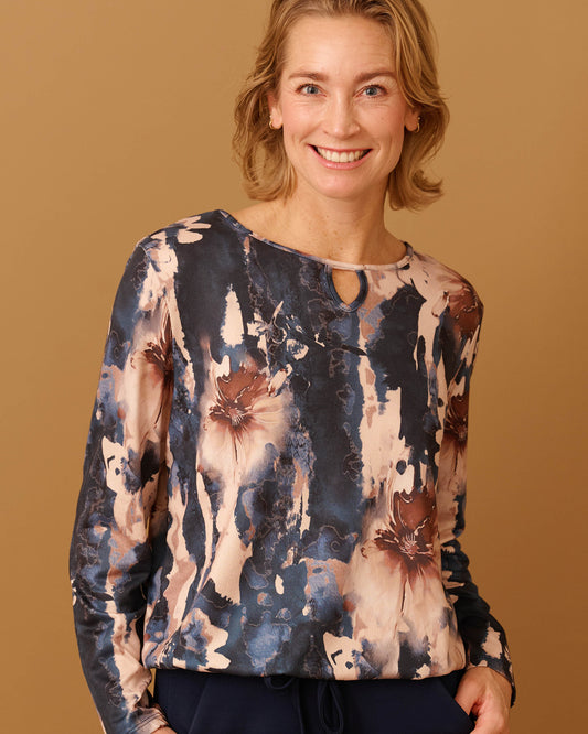 Top - Mimi Waterlelie-FB | Navy