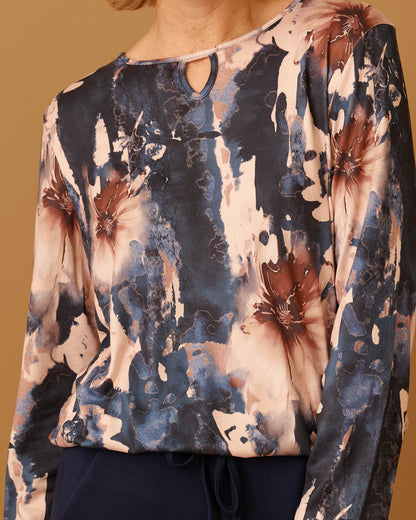 Top - Mimi Waterlelie-FB | Navy