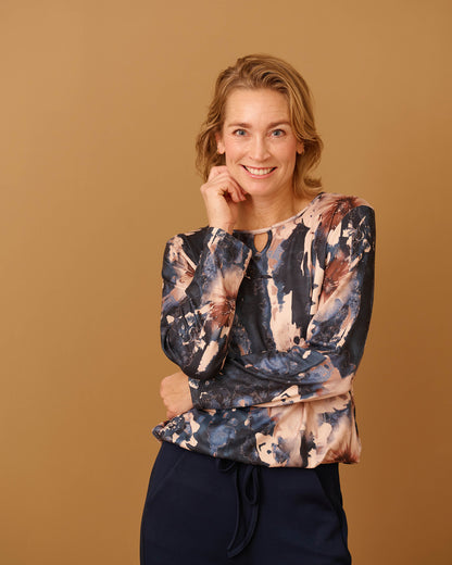 Top - Mimi Waterlelie-FB | Navy