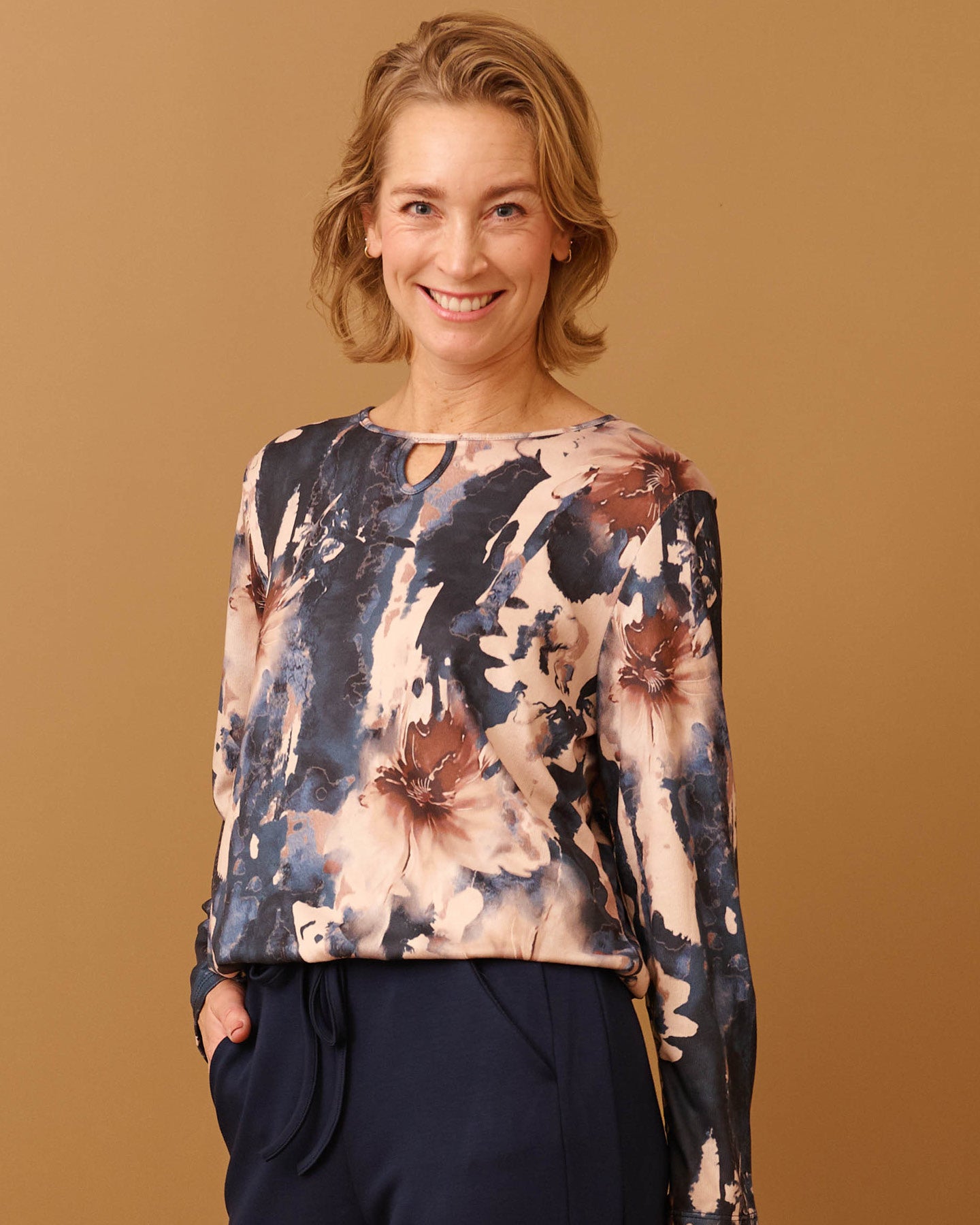 Top - Mimi Waterlelie-FB | Navy