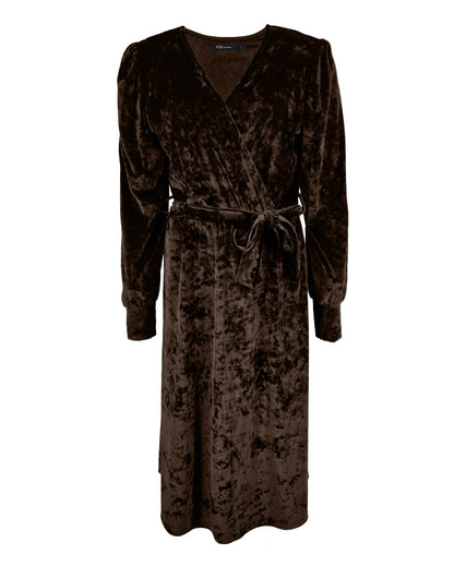 Jurk - Joyo Velours | Bruin