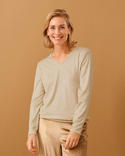 Top - Bella Glossy | Champagne