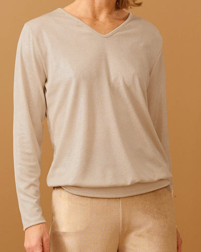 Top - Bella Glossy | Champagne