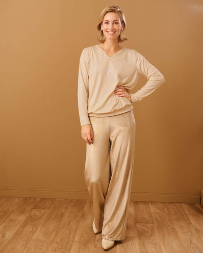 Top - Bella Glossy | Champagne