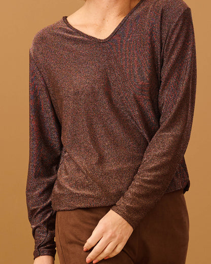 Top - Bella Lurex | Bruin