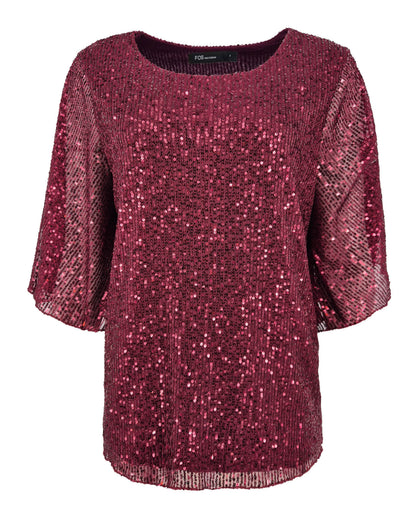 Top - Mariposa Pailletten | Beaujolais