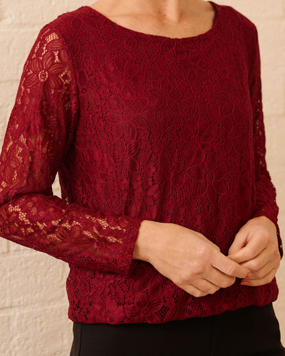 Top - Mona Kant | Bordeaux