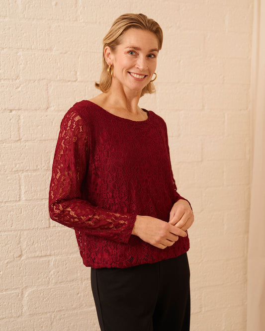 Top - Mona Kant | Bordeaux