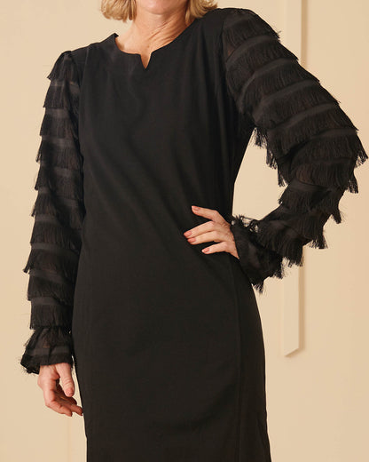 Jurk - Fiona Charleston | Zwart