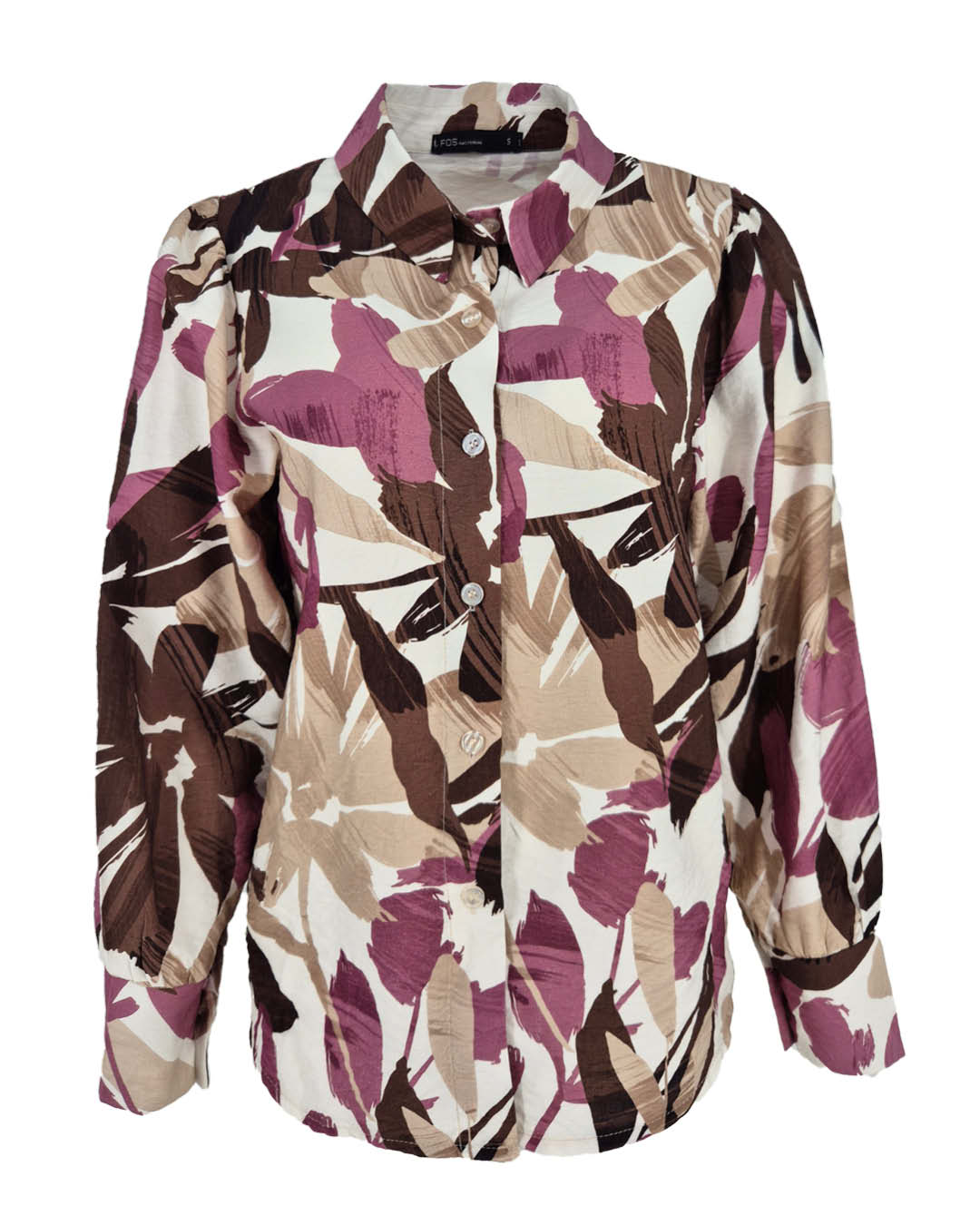 Blouse Evita Roze met bloemen