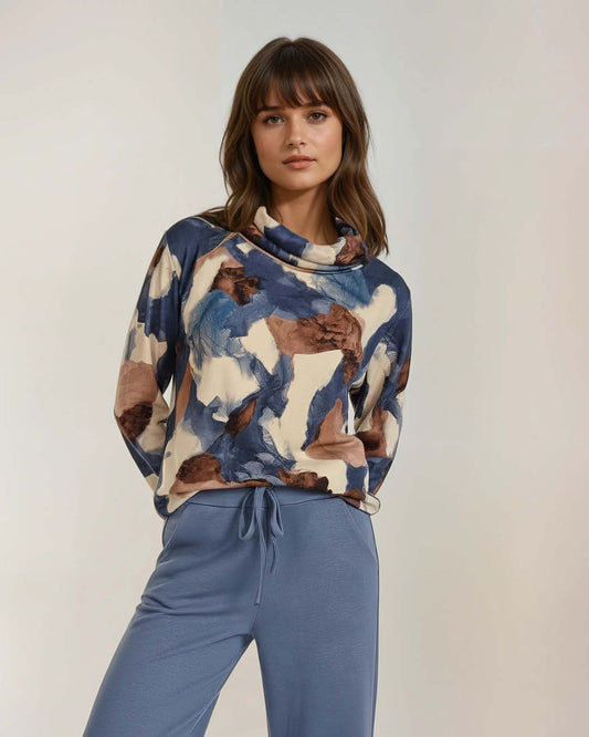 Top - Nico Aqua Stones-FB | Jeans