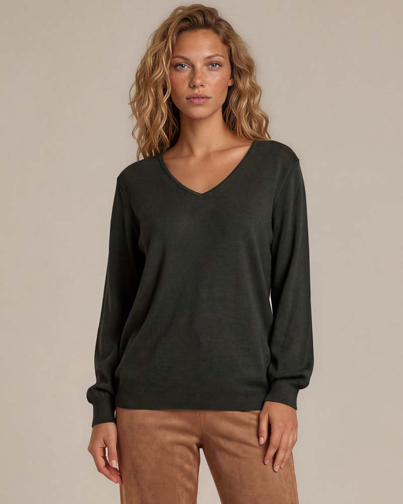 Top - Bella Uni | Donker-Army
