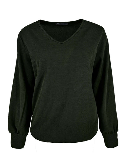Top - Bella Uni | Donker-Army