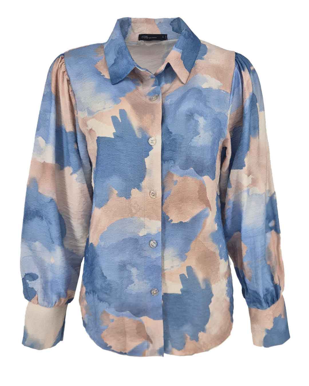 Blouse Evita Jeans met grafisch dessin
