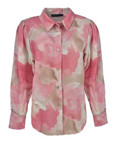 Blouse - Evita Clouds | Roze