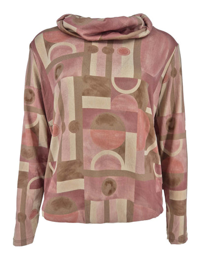 Top - Nico Geo lines-FB | Roze