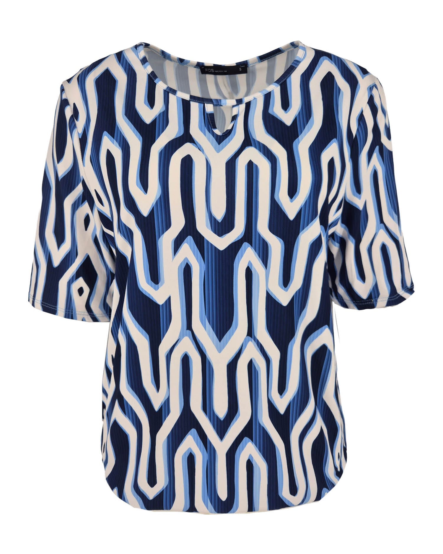Blouson Mimi navy grafisch