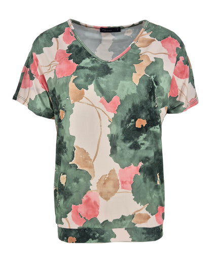 Blouson Bella in salie met bloemen dessin