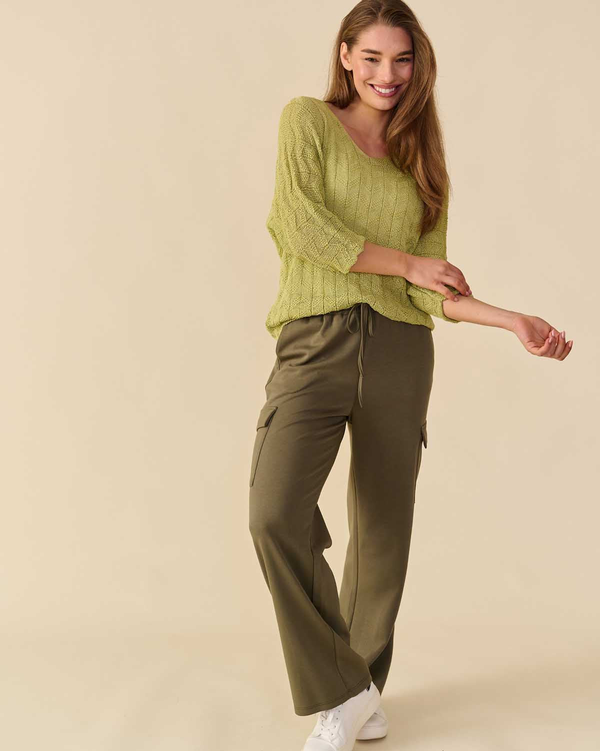 Trui - Kim Uni Wave | Lime