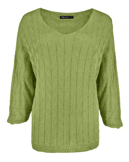 Trui - Kim Uni Wave | Lime