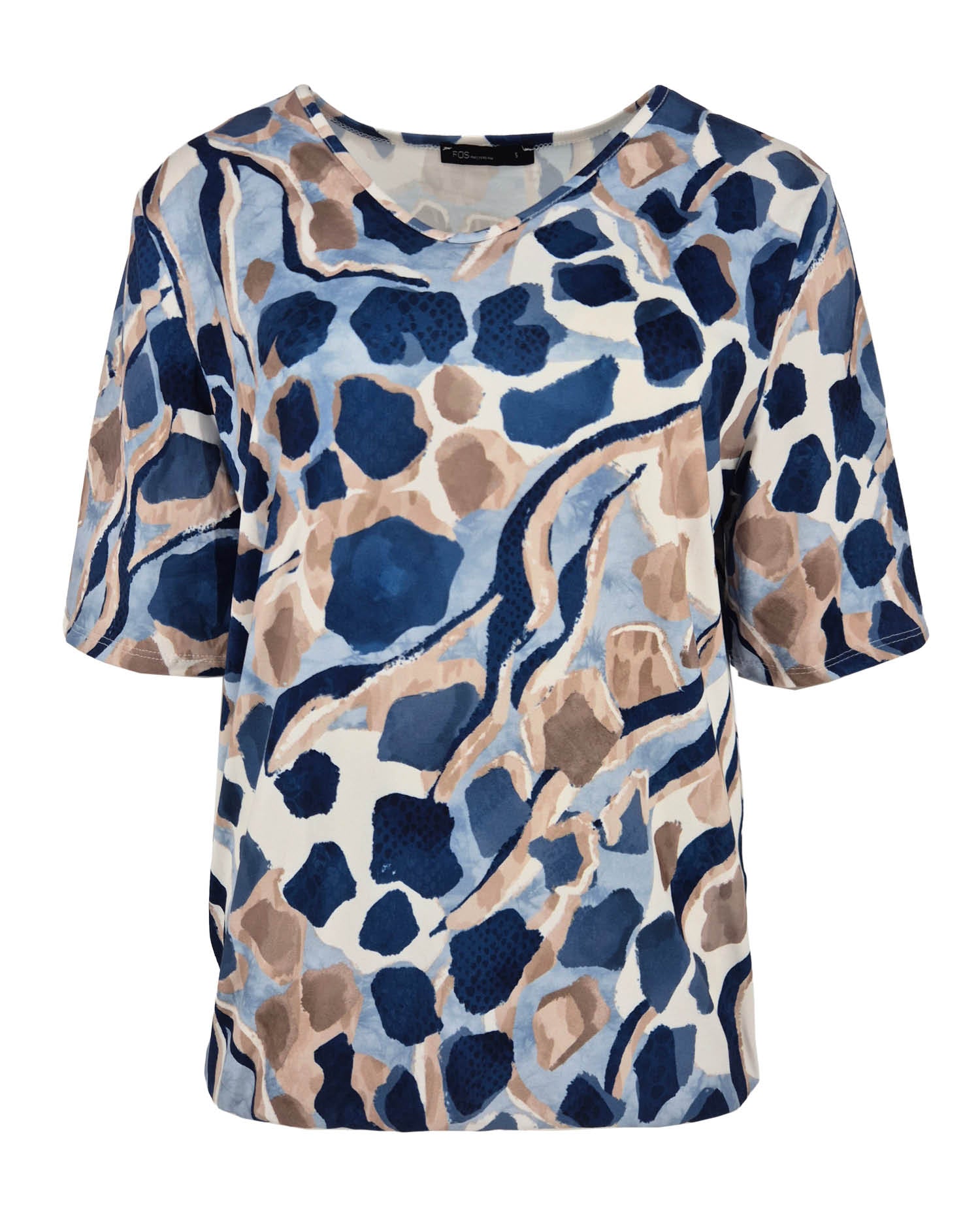 Blouson Vivi in Navy met grafisch dessin