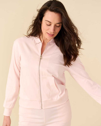 Bomberjack Izzy roze jacquard