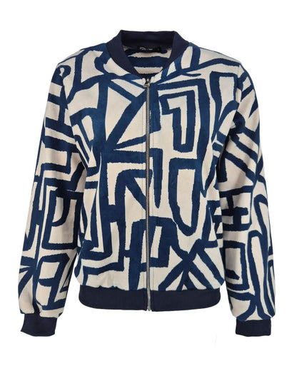 Bomberjack Bambi navy grafisch