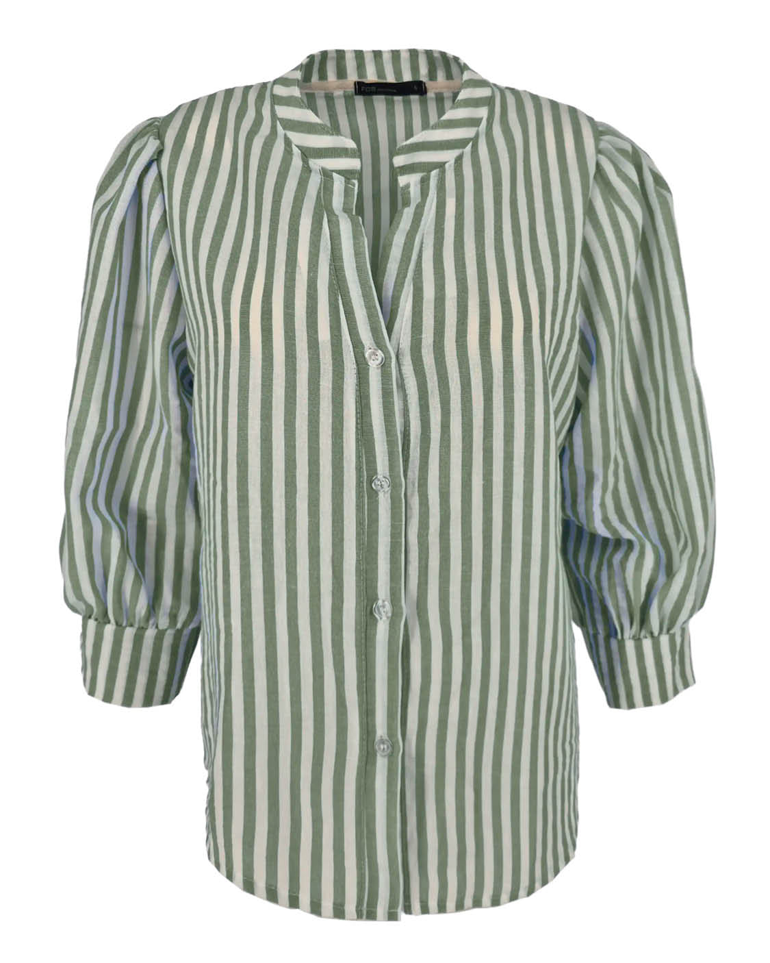 Blouse Boho army streep