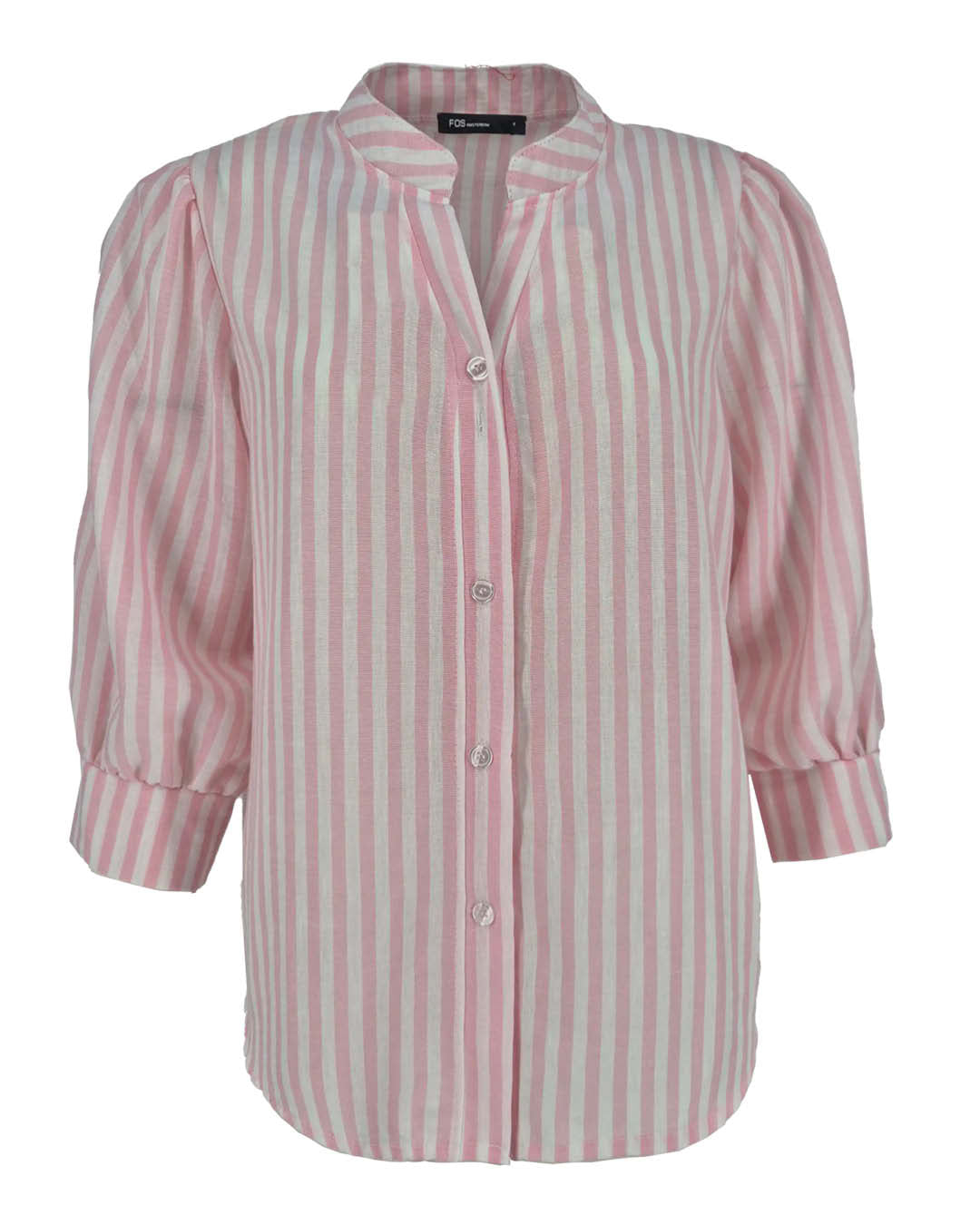 Blouse Boho roze streep