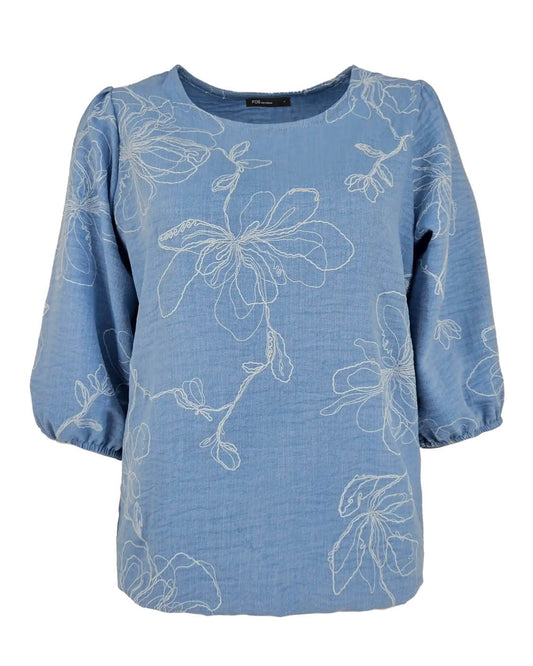 Top - Bobo Bloem puf | Jeans