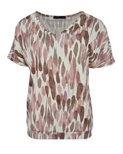 Blouson Bella Roze grafisch dessin