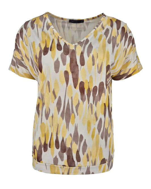 Top - Bella Drip | Geel