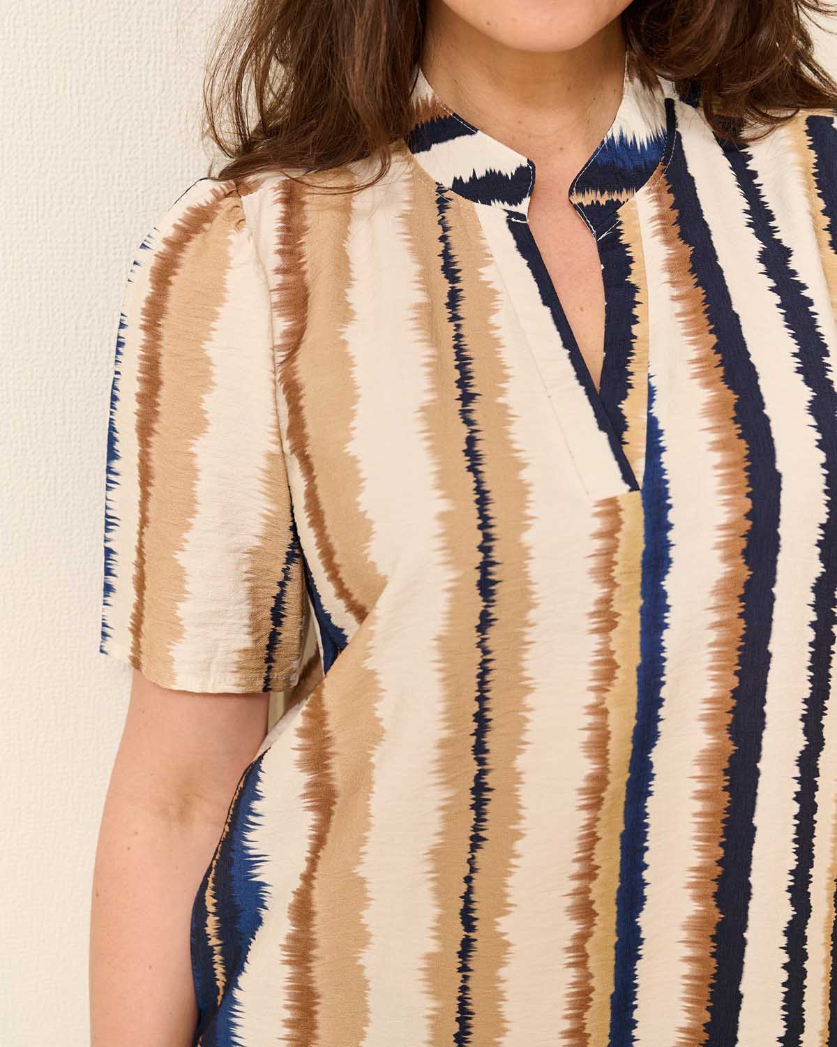 Jurk - Aurelia Multi Streep | Navy